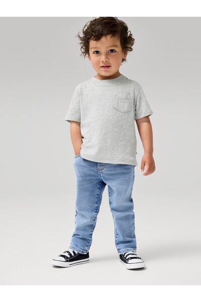 GAP Erkek Bebek Mavi Slim Supersoft Pull-On Jean Pantolon