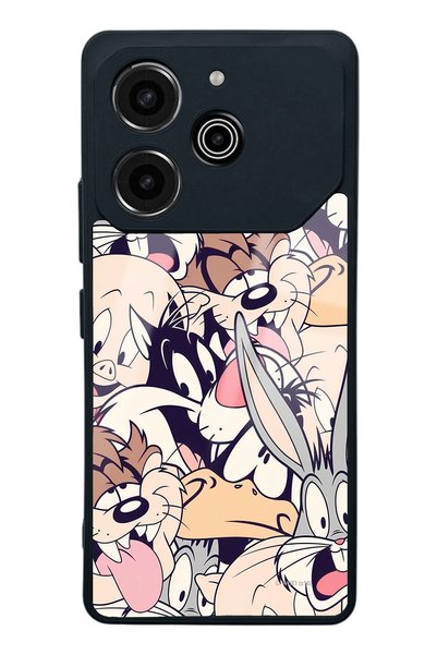 Spoyi Tecno Pova 6 Pro Disney Character Design Glossy Phone Case