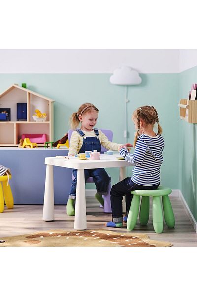 IKEA مقعد أطفال, داخلي/خارجي/أصفر 30*35 سم