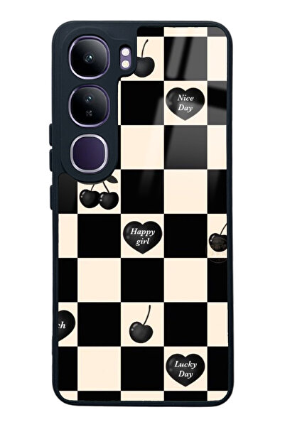 Spoyi Vivo V40 Lite Happy Girls Tasarımlı Glossy Telefon Kılıfı