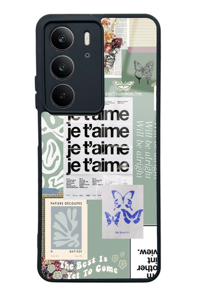 Spoyi Oppo Realme C75 Je t'Aime Design Glossy Phone Case