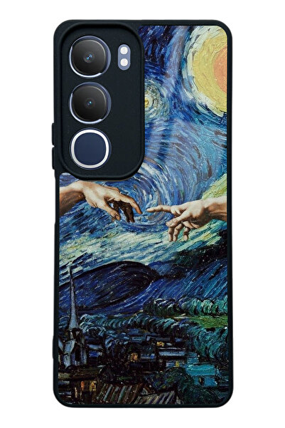 Spoyi Vivo Y19s El Ele Tasarımlı Glossy Telefon Kılıfı