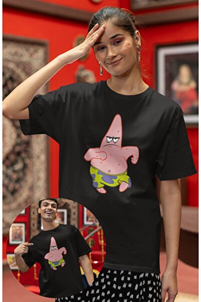 CNGZSHOP تي شيرت بطبعة باتريك للجنسين، تي شيرت مطبوع عليه شخصية سبونج بوب كبي...