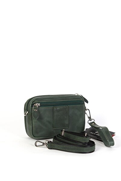 Aka Deri Craz Green Handbag 112 R128