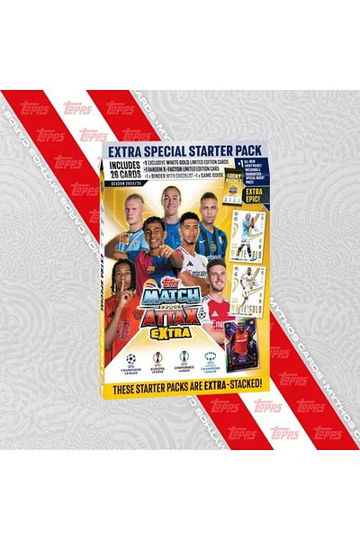 Topps Match Attax Extra 24/25 - الحزمة المبتدئة
