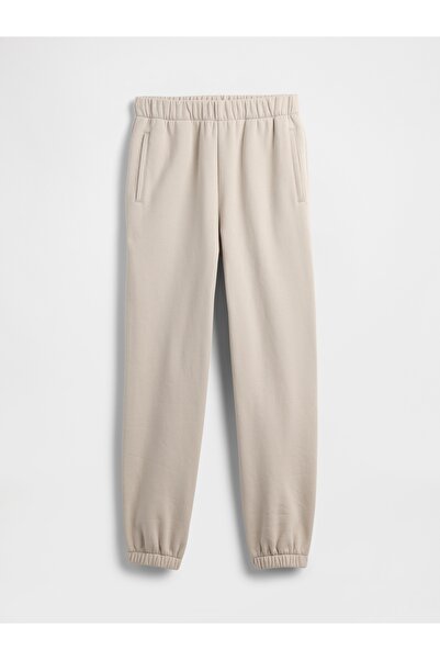 GAP Kadın Krem High Rise Boyfriend Jogger Eşofman Altı