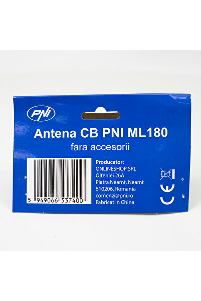PNI Antena CB PNI ML180 lungime 194 cm, 26-30MHz, 1000W, fara cablu