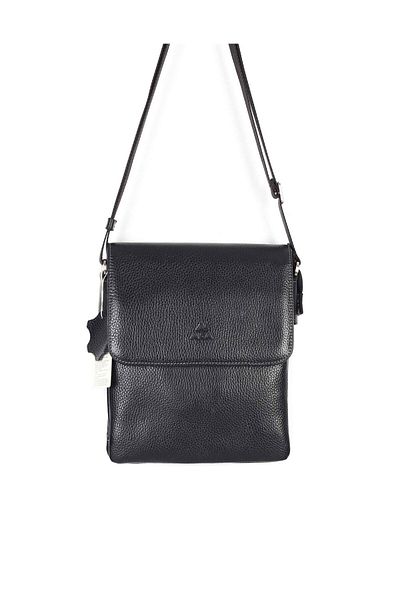 Aka Leather Black Shoulder Bag 360 2