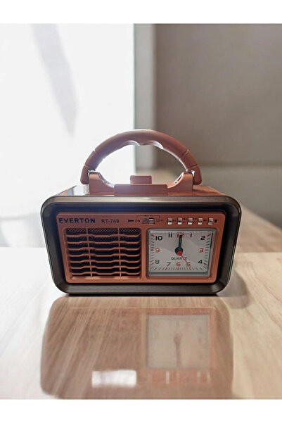 efmues Güneş enerjili radyo saatli radyo şarjlı Bluetooth FM-USB müzik çalar ...