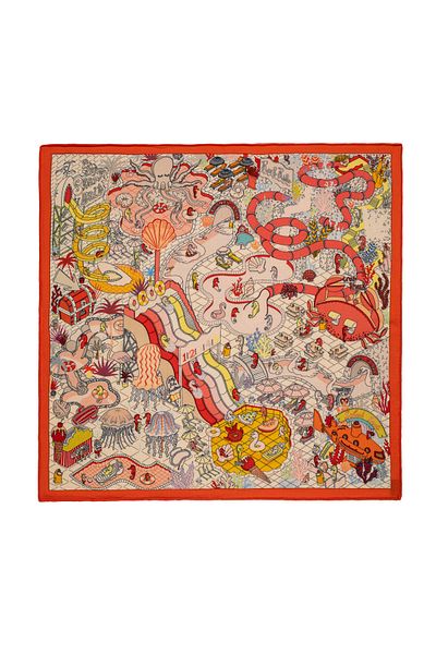 CASHMERE AND SİLK MAWLANA 100% Cashmere Square Double Printed Scarf (70X70)