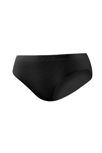 YILDIZ Cotton Buckle Ribbed Bikini Panties 6 Pack Black Star Kod3710