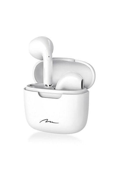 Mediatech Casti Wireless Media-Tech R-Phones TWS+, Bluetooth 5.3, Touch Control, Alb, 46x46x23mm