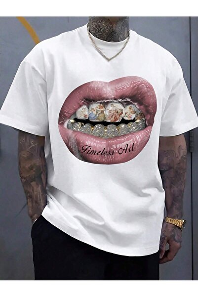 MOONBULL Μπλουζάκι Unisex Dudak Timeless Art με στάμπα Oversize