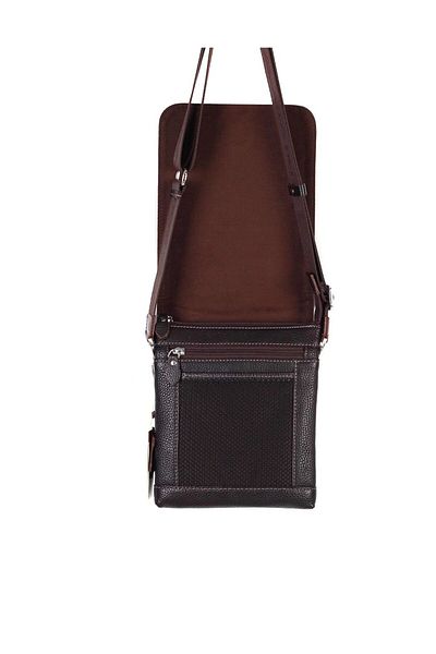 Aka Leather Brown Shoulder Bag 355 4