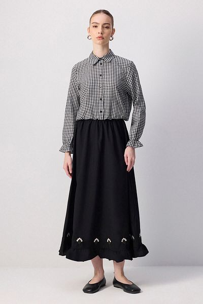 Touché Privé Plaid Shirt Skirt Suit