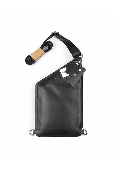 Aka Leather Black Shoulder Bag 118 1