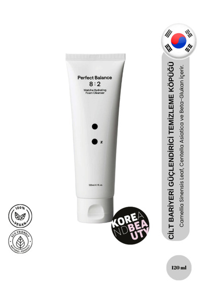 BLAB [8:2] Matcha Hydrating Foam Cleanser 120ml | Matcha Özlü Nemlendirici Yü...