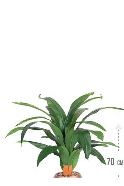 co arma Artificial corn tree, 70cm tall, soft texture, with natural texture, in fiberglass container