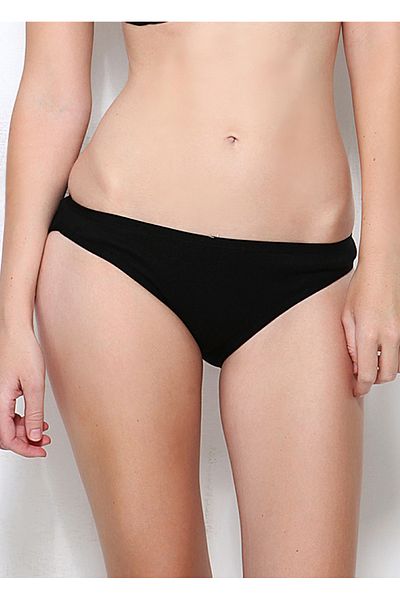 YILDIZ Cotton Ribbed Bikini Panties 6 Pack Black Star Kod2123