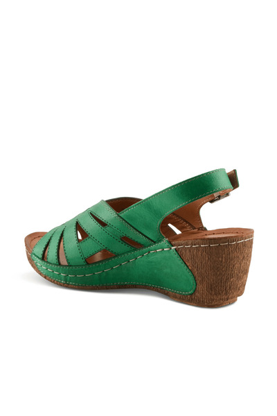 İNZE AYAKKABI Genuine Leather Sandals Model Name: Vitae