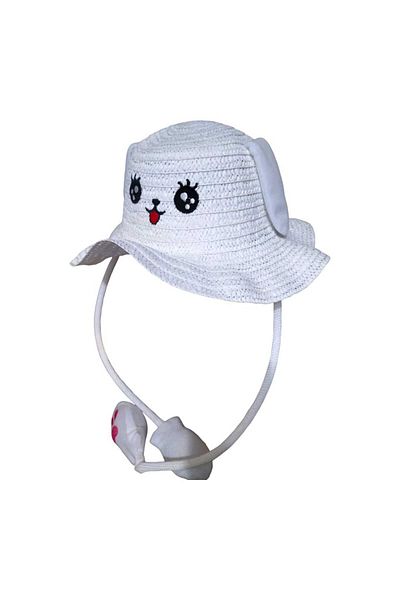 Aware Time Kitti 6-12 ani Copilul joacă pălărie fedora din paie cu urechi