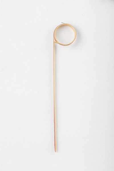 yuandong Bamboo Red Ring Toothpicks 15cm (50 Pcs), Presentation Toothpicks