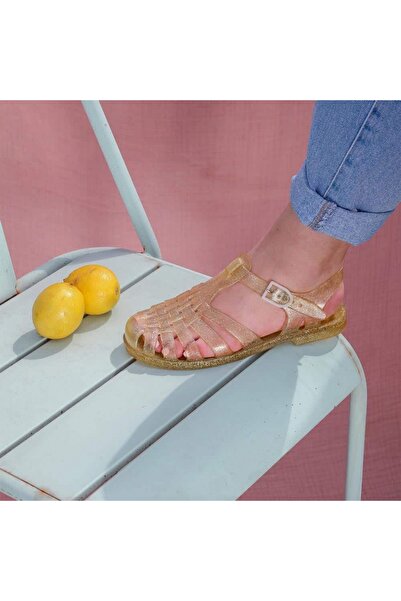 MEDUSE Sun Dore Paillette - Sarı Kadın Sandalet