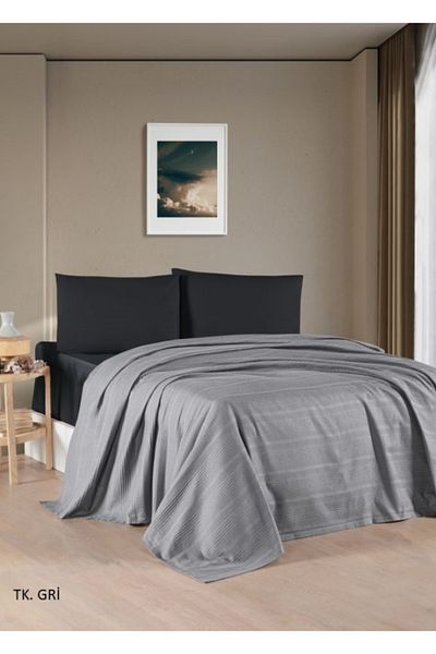 Kristal By Taç Crystal Cotton Single Pique Set Cotton Fitted Sheet (+30Cm Depth)