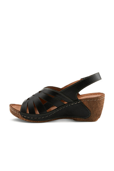 İNZE AYAKKABI Genuine Leather Sandals Model Name: Vitae