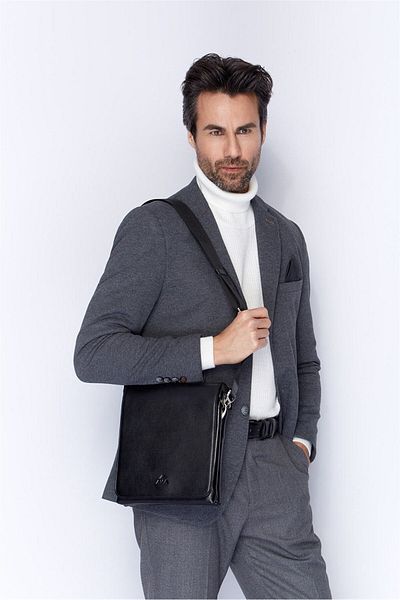 Aka Leather Black Shoulder Bag 308 1