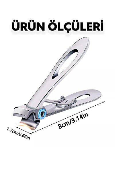 Beatitude Profesyonel Tırnak Makası Keskin Uçlu Sert Mantarlı Tırnak Kesim Aleti Büyük Boy Tırnak Kesme Makası