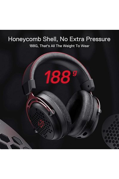 REDRAGON سماعة الألعاب السلكية H386 Diomedes (صوت محيطي 7.1)