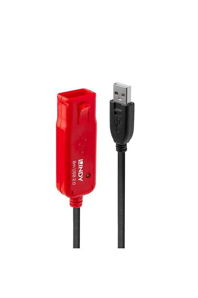 LİNDY Cablu Active ExtensionPro LY-42780, USB 2.0, 8m, negru