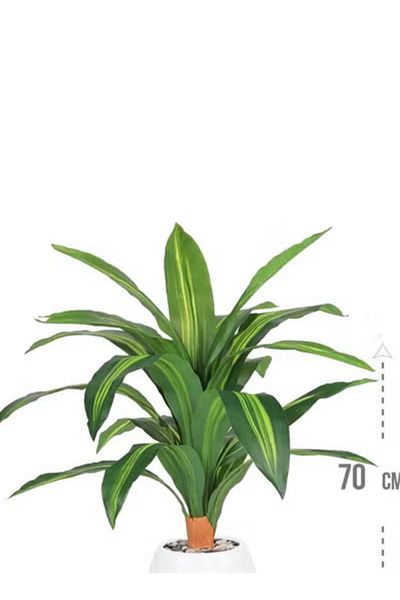 co arma Artificial corn tree, 70cm tall, soft texture, with natural texture, in fiberglass container