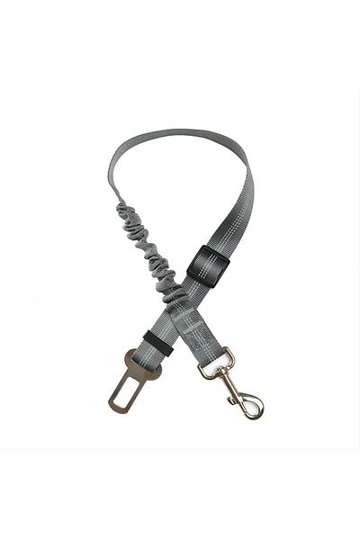 Choice GRAY Dog Safety Leash Adjustable Retractable Cushioning Elastic Pet Leash Car Seat Seat Belt Safety