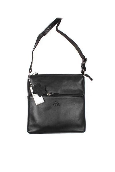Aka Leather Black Shoulder Bag 330 1