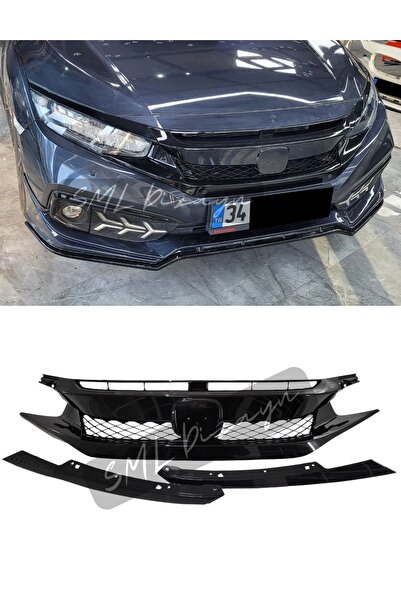 SML Dizayn Honda Civic Fc5 (2019-2021) Makyajlı Kasa Typer Panjur Fc5 Typer Ö...