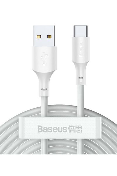Baseus Cablu alimentare si date Simple Wisdom, Fast Charging Data Cable pt. smartphone, USB la