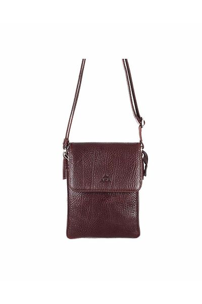 Aka Leather Brown Shoulder Bag 322 61
