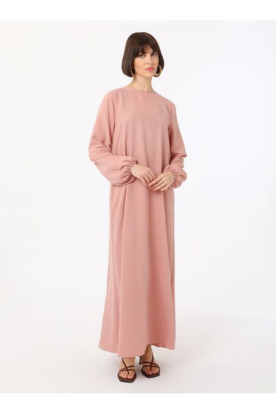 Refka Φόρεμα Hijab Soft Touch - Dusty Rose - Refka