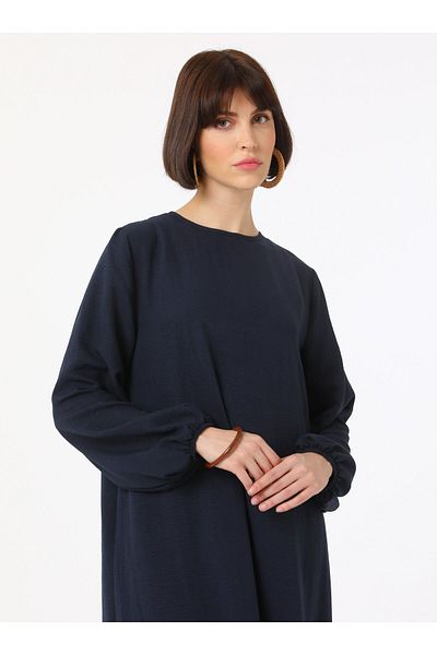 Refka Φόρεμα Hijab Soft Touch - Navy Blue - Refka