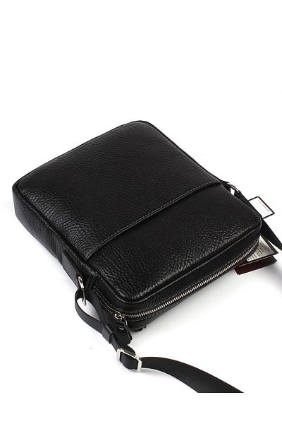 Aka Deri Shiny Black Shoulder Bag 393 60
