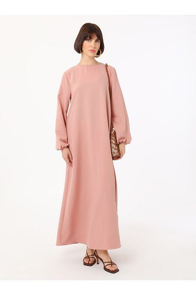 Refka Φόρεμα Hijab Soft Touch - Dusty Rose - Refka