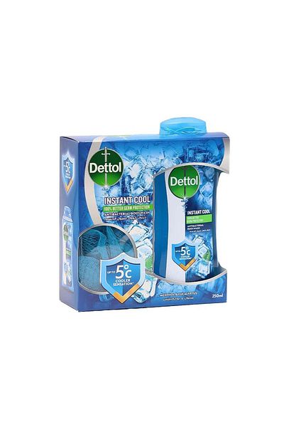 Dettol Dettol Cool Body Wash Mint & Bergamot with Loofah - 250ml