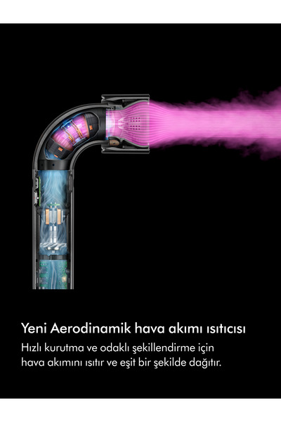 DYSON Supersonic r™ saç kurutma makinesi Kıvırcık+Bukleli (Ceramic Pink)