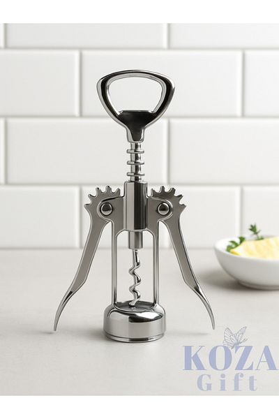 Gondol Professional Chrome Corkscrew Metal Corkscrew Corkscrew Corkscrew Fma06493