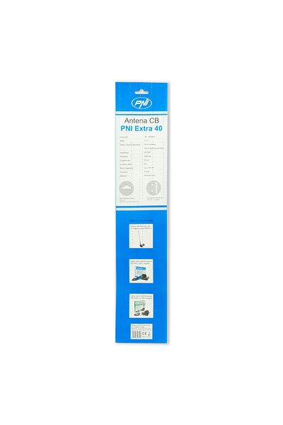 PNI CB antenna PNI Extra 40, with magnet included, length 45 cm, 30W, 26-30MHz, SWR 1.0, fiberglass