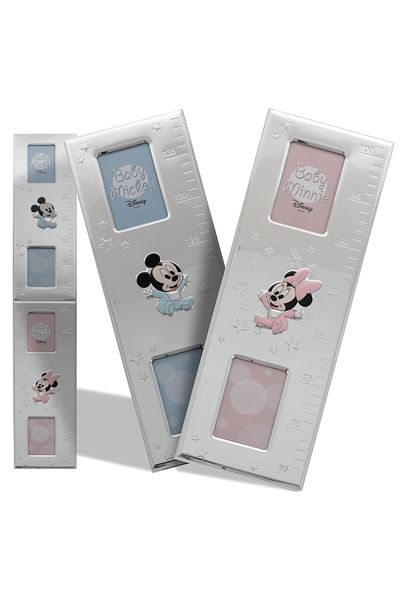 GiftExpress Metru de perete cu argint Mickey Minnie