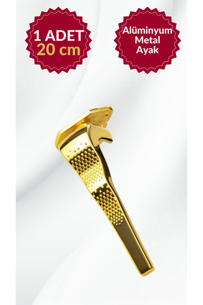 MKLAKS LÜKS AVANGART 21 CM Alüminyum,Metal,Döküm,Koltuk,TV Ünite,Baza,Çekyat ...