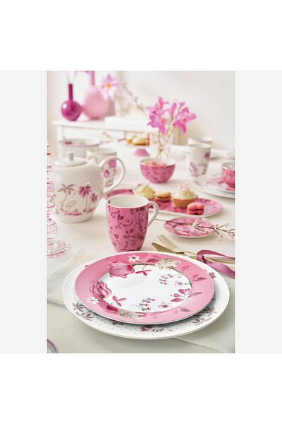 Pip Studio Jolie Pink Porcelain Breakfast Plate 23 cm